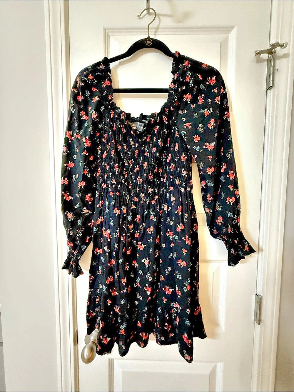 Wild Fable Floral Mini Dress in Black Mediu